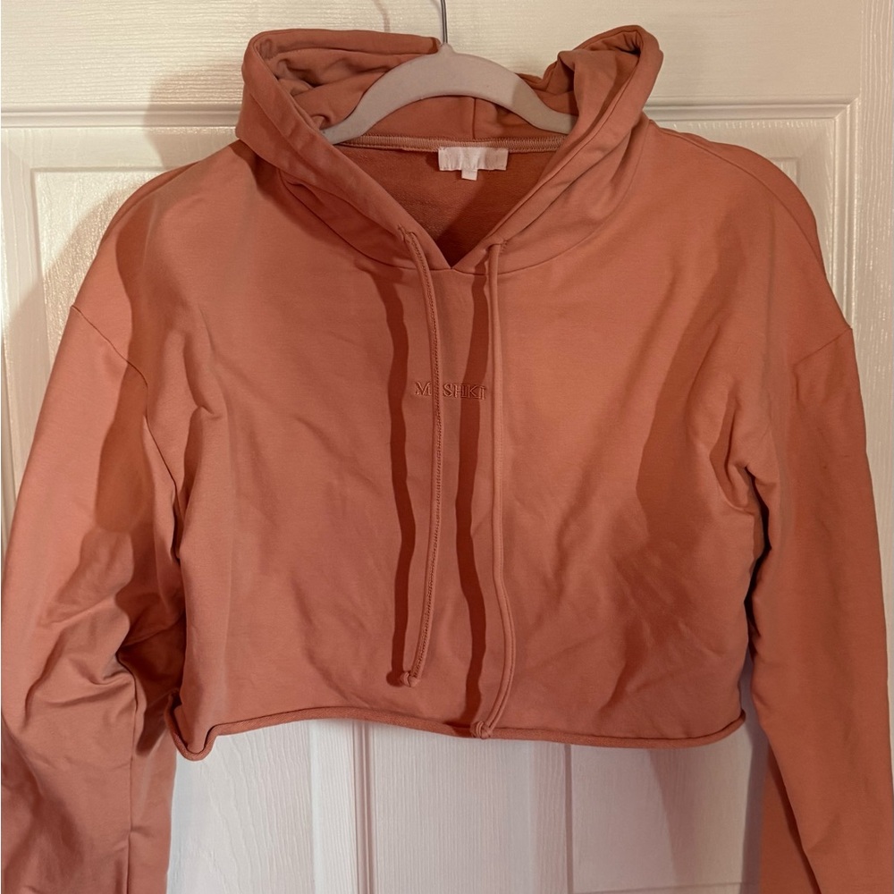 MESHKI cropped hoodie